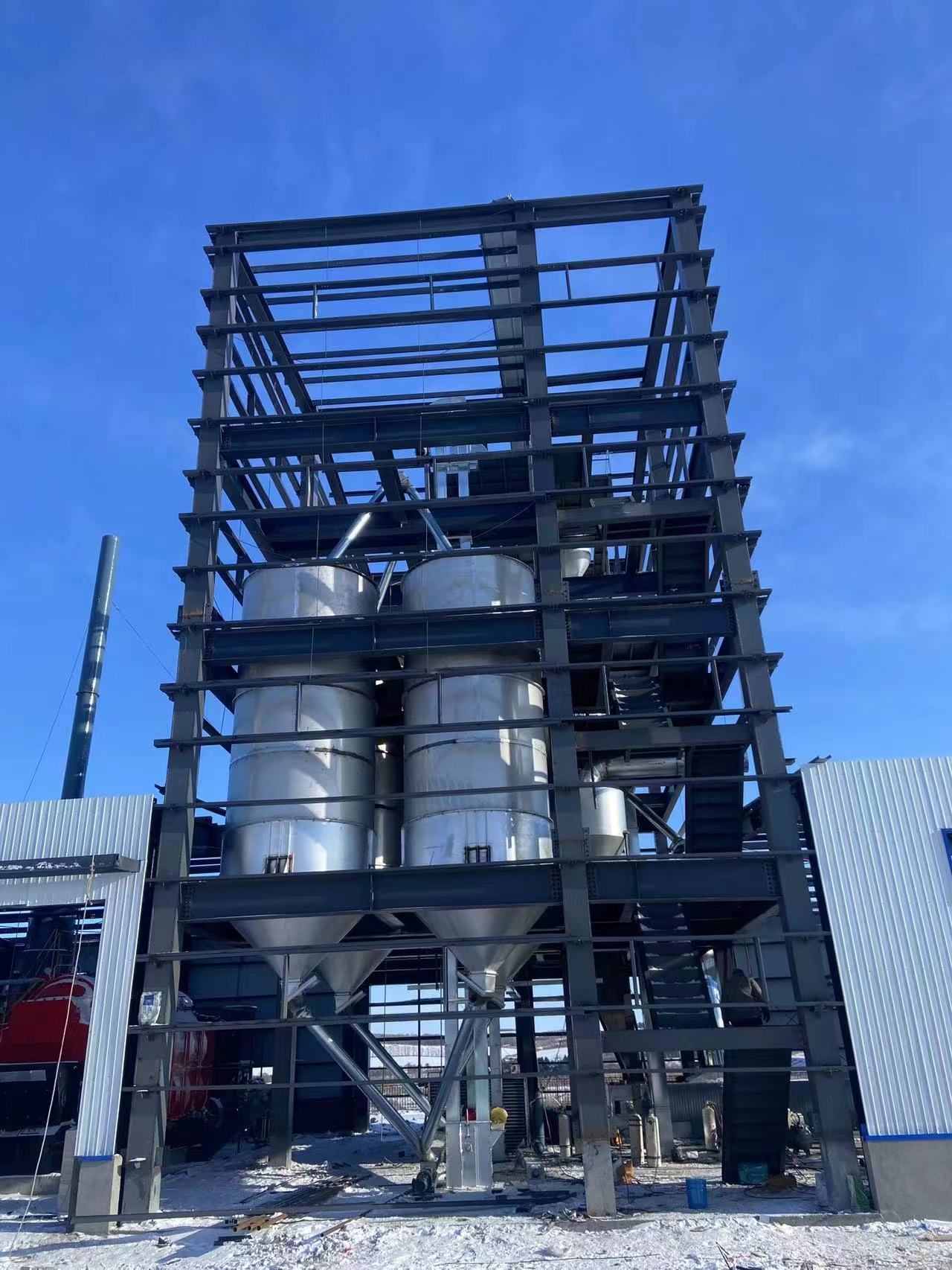 日產120噸蒸汽玉米壓片機生產線